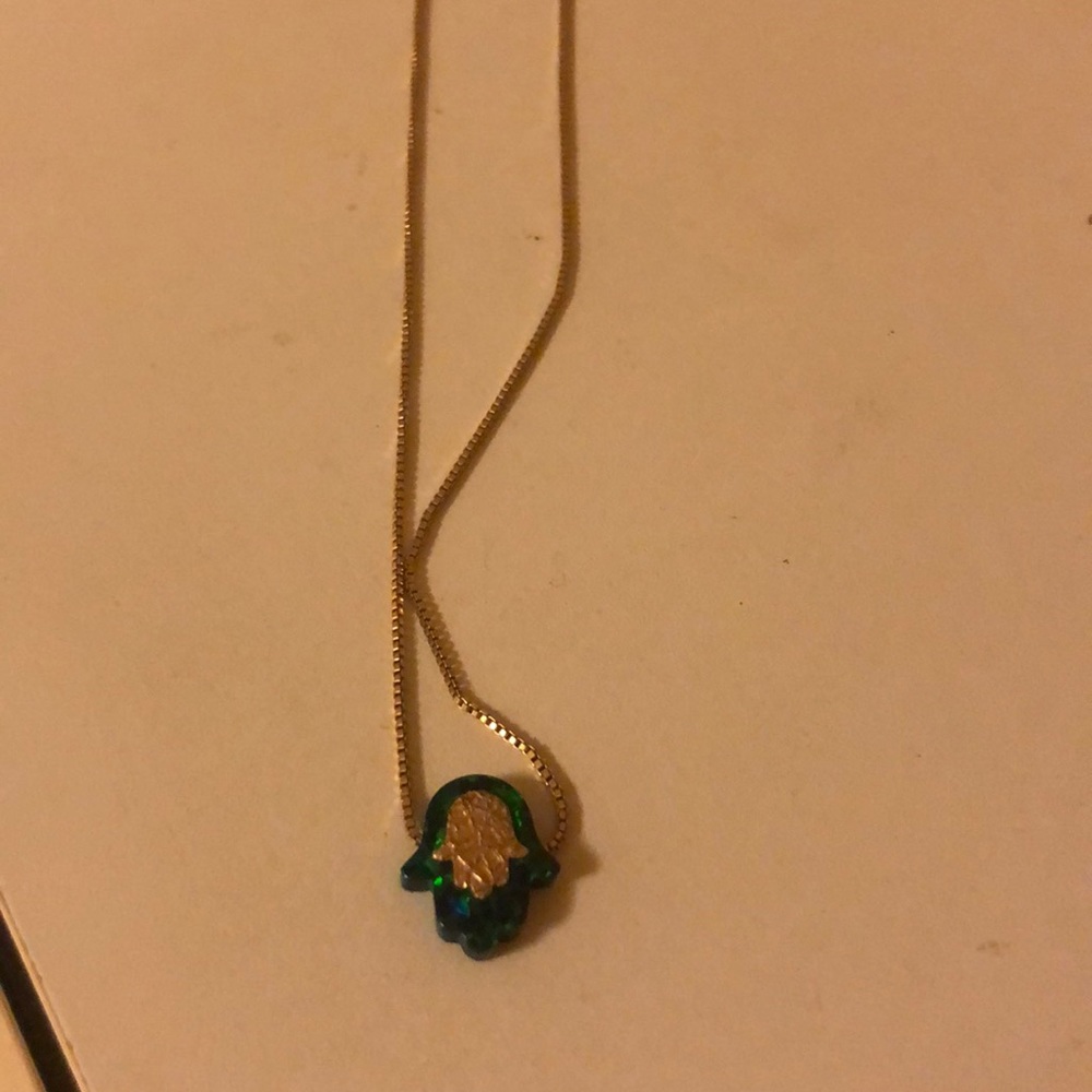 Hamsa necklace from Israel